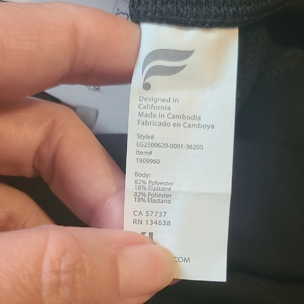 Fabletics Black High-Waisted Leggings - Picture 5 of 5